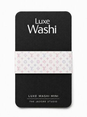 Louis Vuitton (Pastel) Washi Tape - Luxe Washi Mini